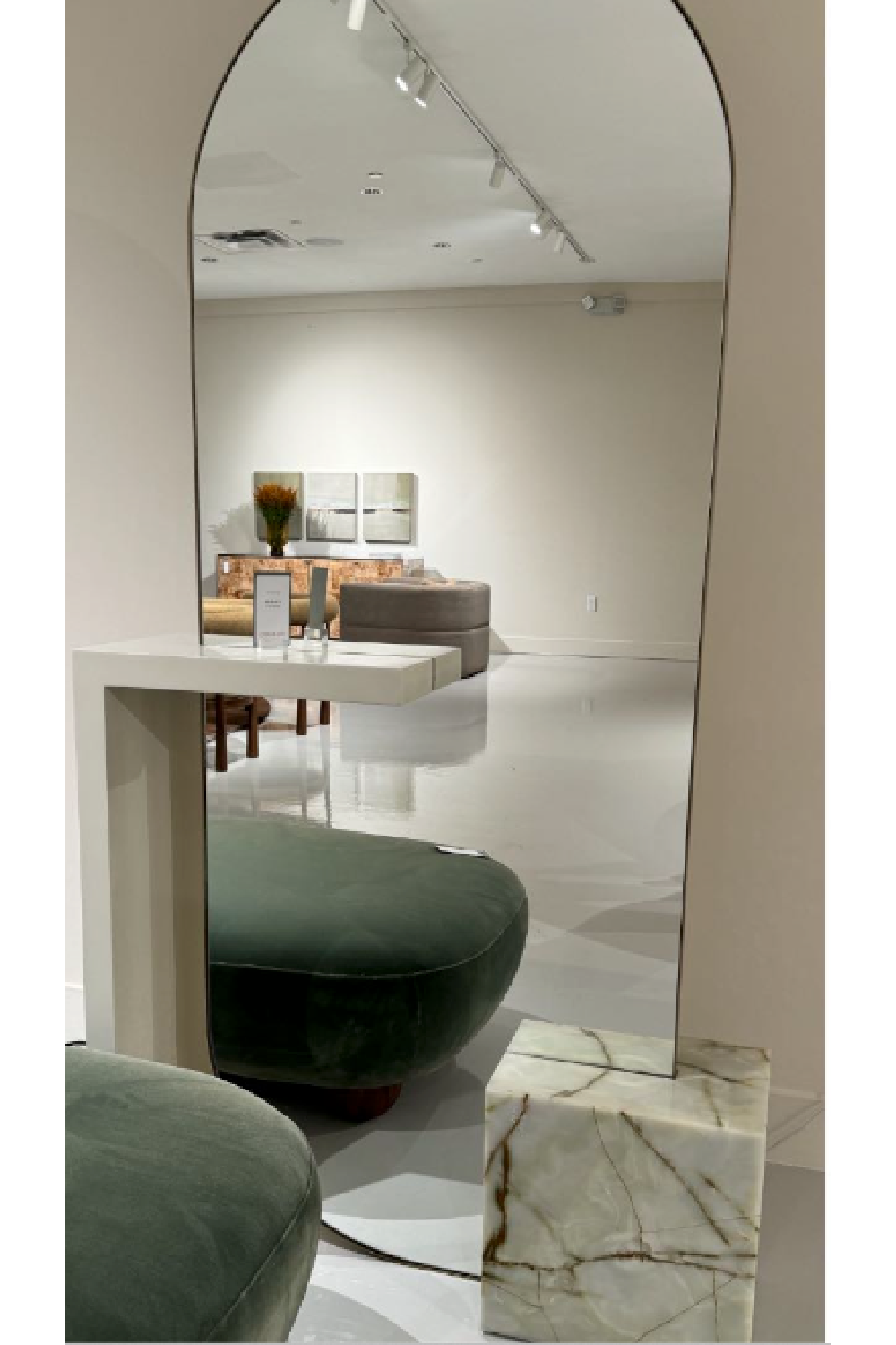   Bronze Metallic Floor Mirror | Oroa.com