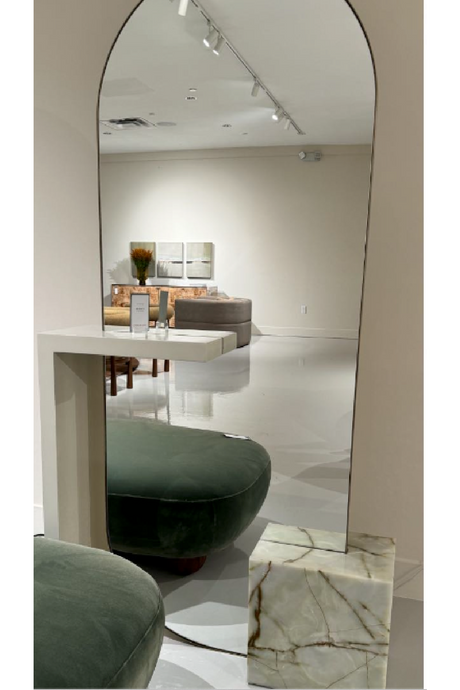   Bronze Metallic Floor Mirror | Oroa.com