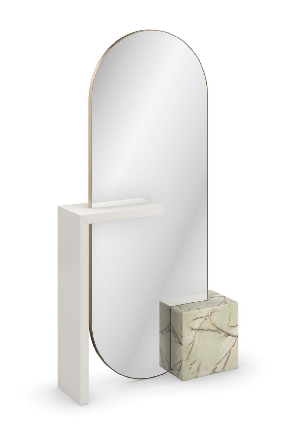   Bronze Metallic Floor Mirror | Oroa.com
