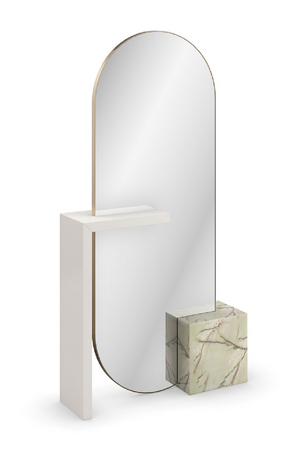   Bronze Metallic Floor Mirror | Oroa.com