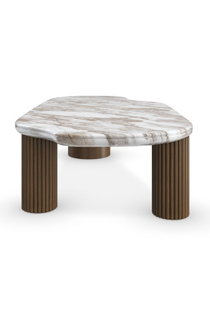   Organic-Shaped Stone Coffee Table | Oroa.com