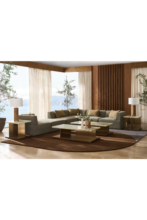   Stone Top End Table | Oroa.com