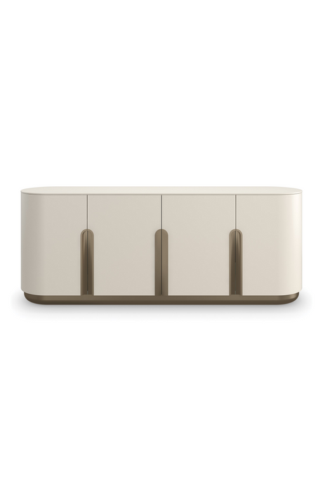   Bronze Hardware 4-Door Sideboard | Oroa.com
