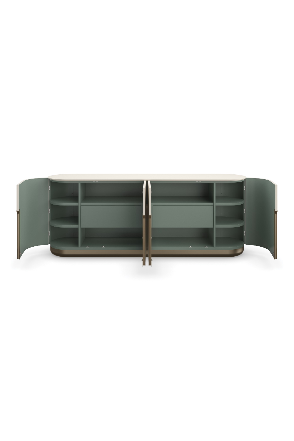   Bronze Hardware 4-Door Sideboard | Oroa.com