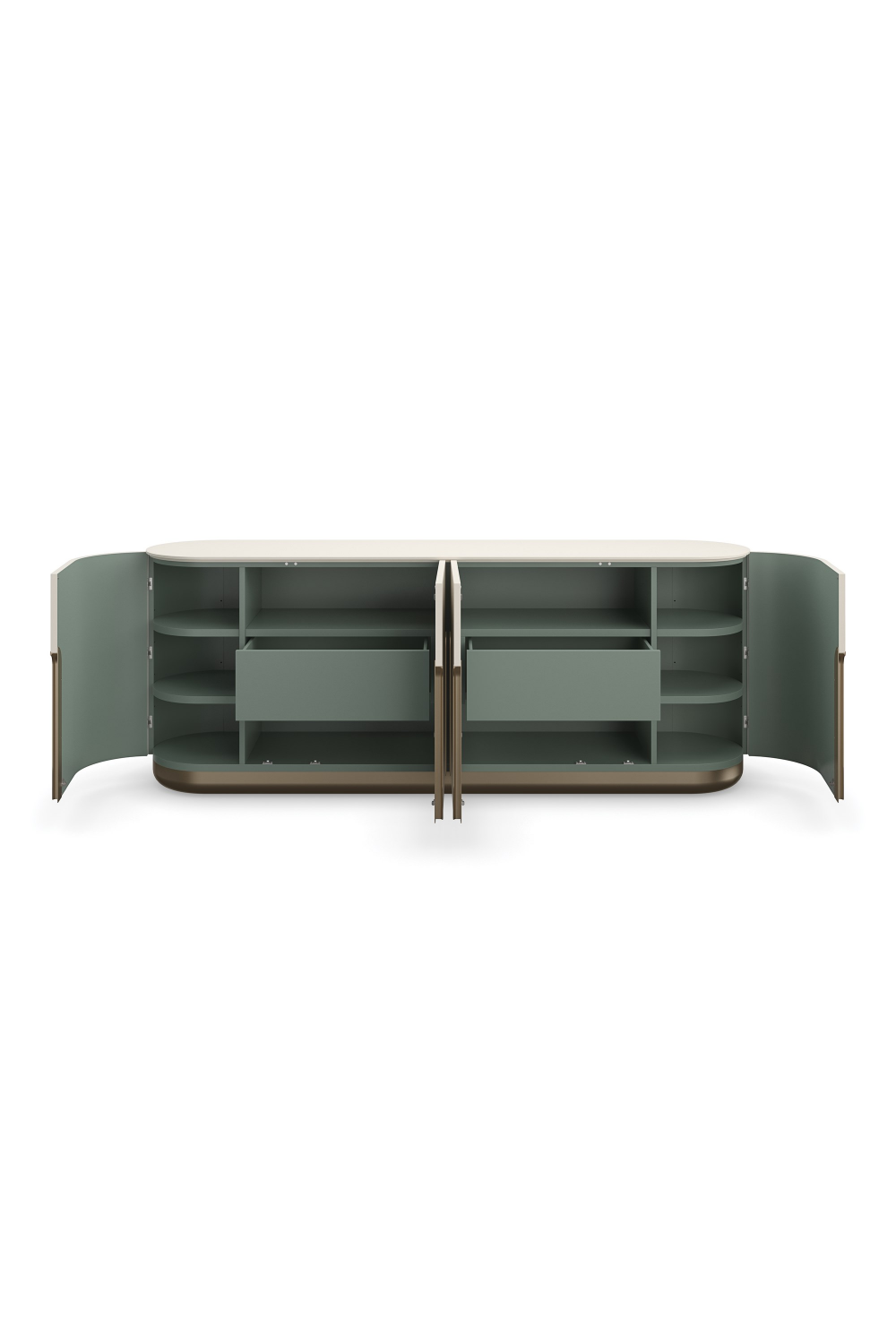   Bronze Hardware 4-Door Sideboard | Oroa.com