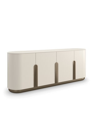   Bronze Hardware 4-Door Sideboard | Oroa.com