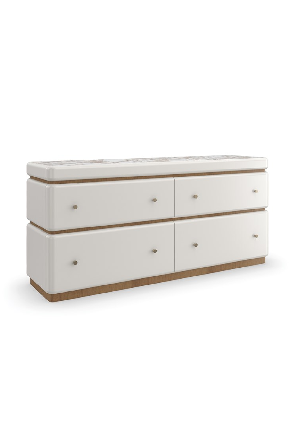   White 4-Drawer Dresser | Oroa.com