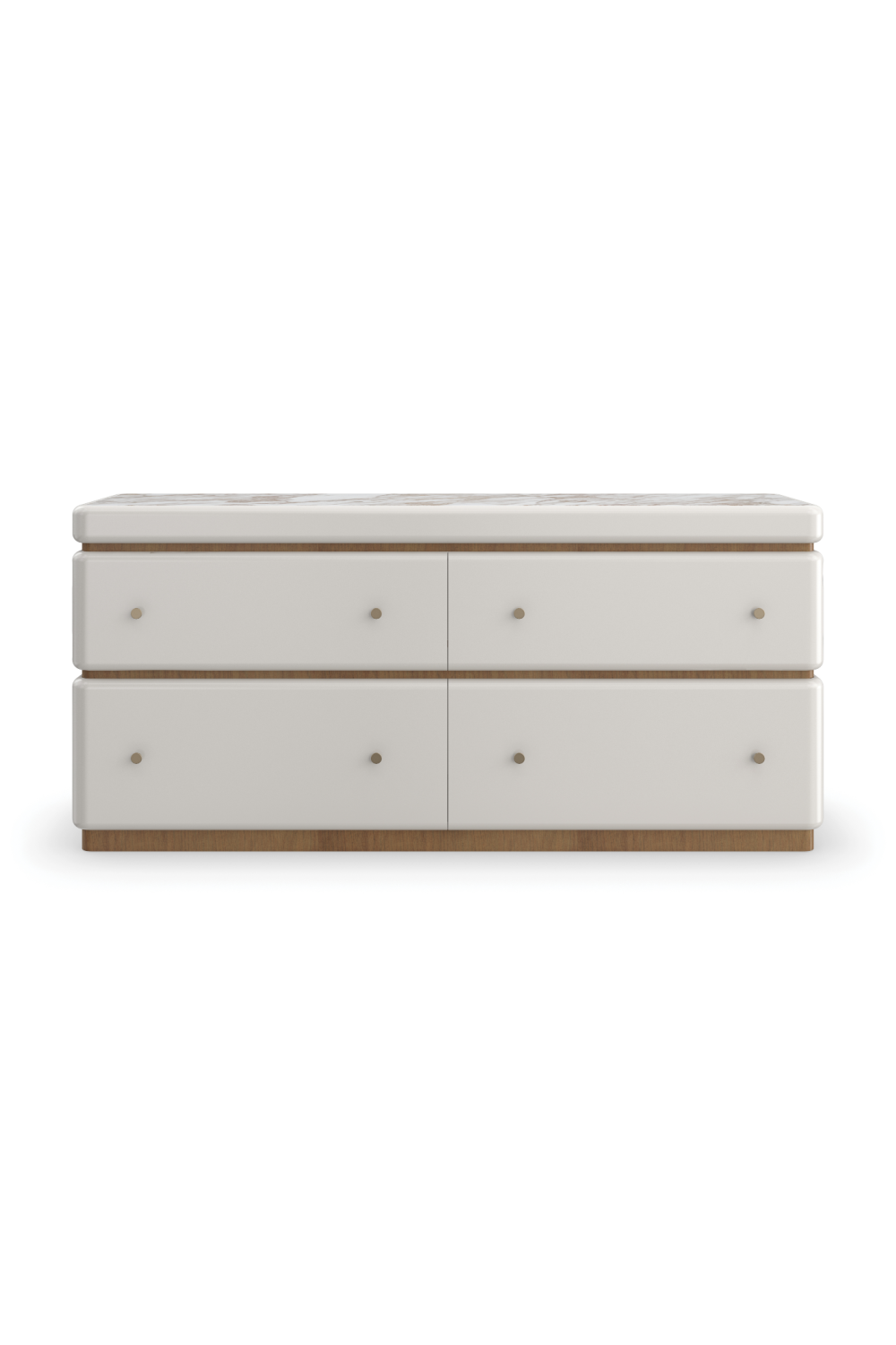   White 4-Drawer Dresser | Oroa.com