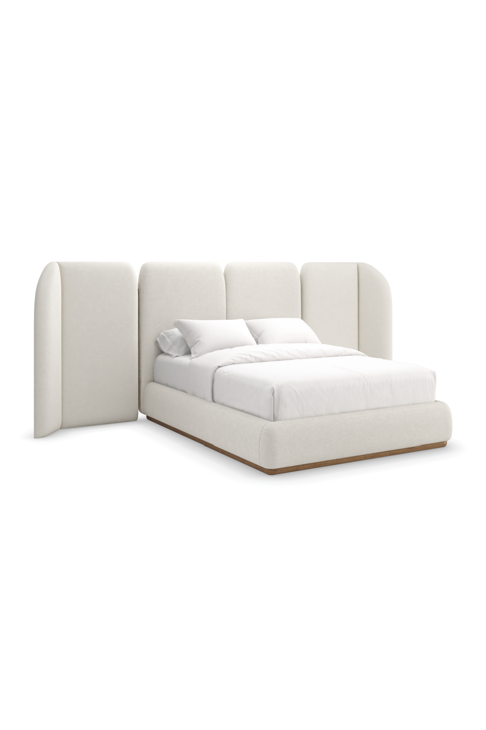   White Upholstered Bed | Oroa.com