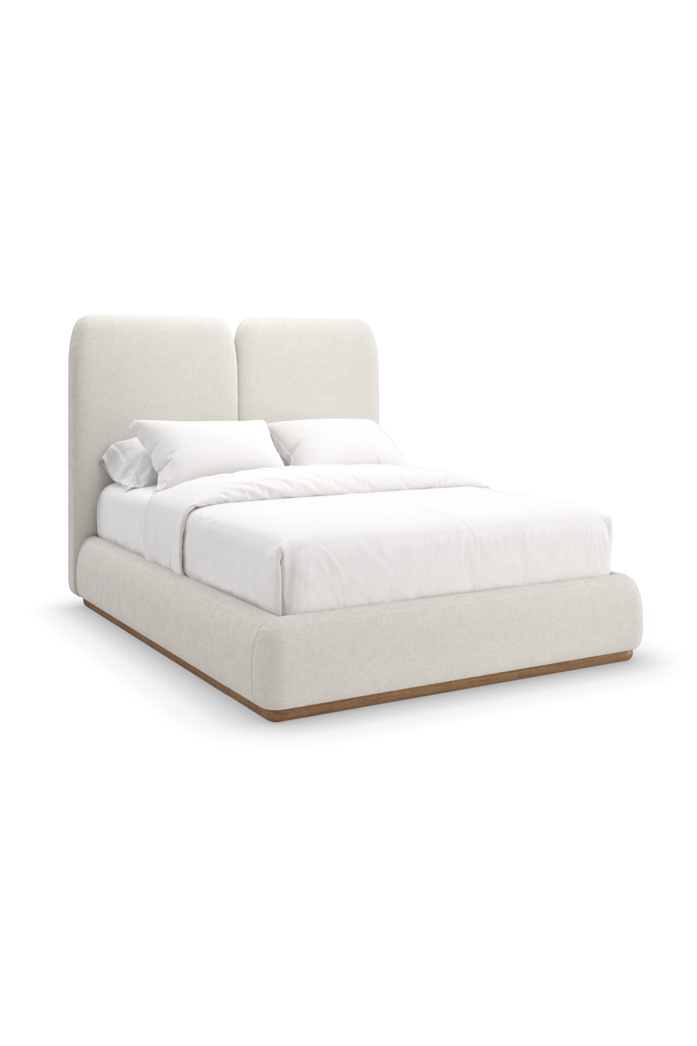   White Upholstered Bed | Oroa.com