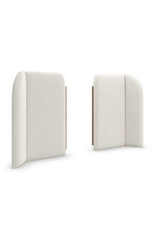   White Upholstered Bed Panels | Oroa.com
