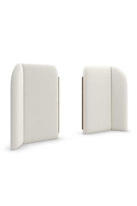   White Upholstered Bed Panels | Oroa.com