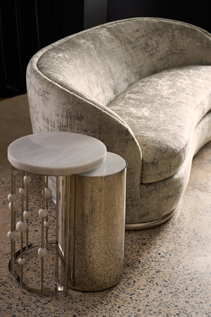   Organic-Shaped Chenille Sofa | Oroa.com