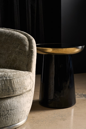   Chenille Swivel Lounge Chair | Oroa.com