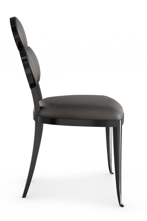   Metallic Vinyl Dining Chairs (2) | Oroa.com