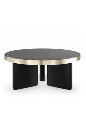   Black Round Coffee Table | Oroa.com