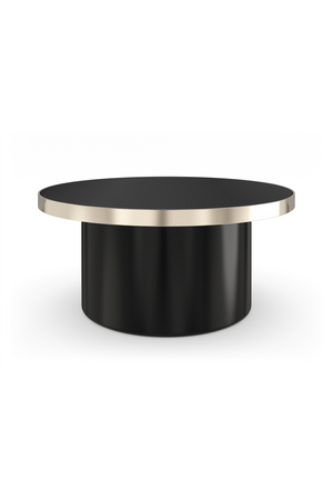   Black Round Coffee Table | Oroa.com