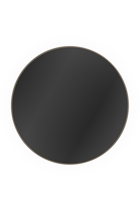   Black Mirrored Top Side Table | Oroa.com