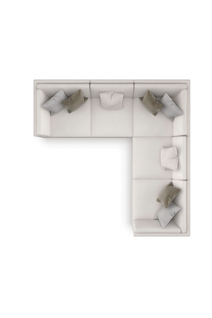   Modern Chenille Modular Sofa | Oroa.com