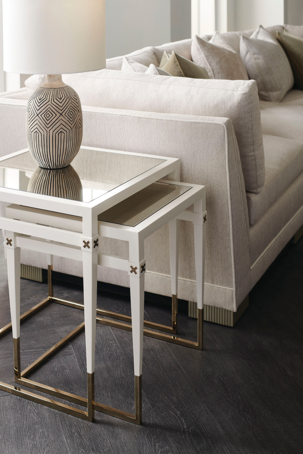   Modern Chenille Modular Sofa | Oroa.com