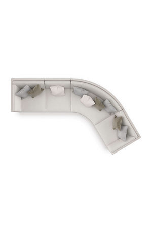  Modern Chenille Modular Sofa | Oroa.com