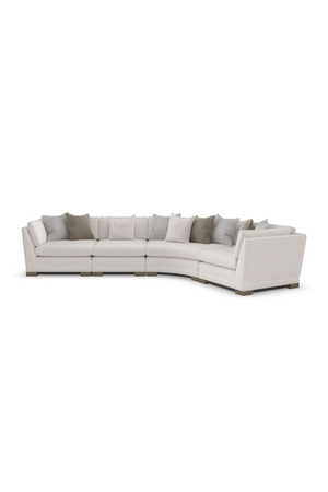  Modern Chenille Modular Sofa | Oroa.com