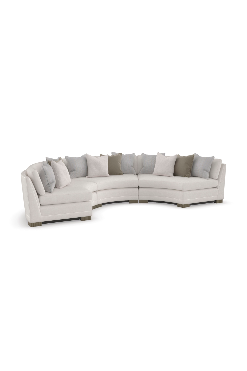   Modern Chenille Modular Sofa | Oroa.com
