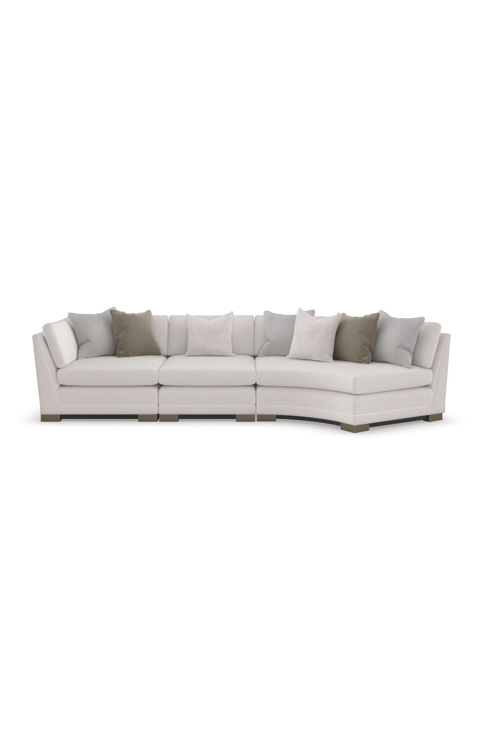   Modern Chenille Modular Sofa | Oroa.com