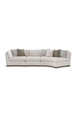   Modern Chenille Modular Sofa | Oroa.com