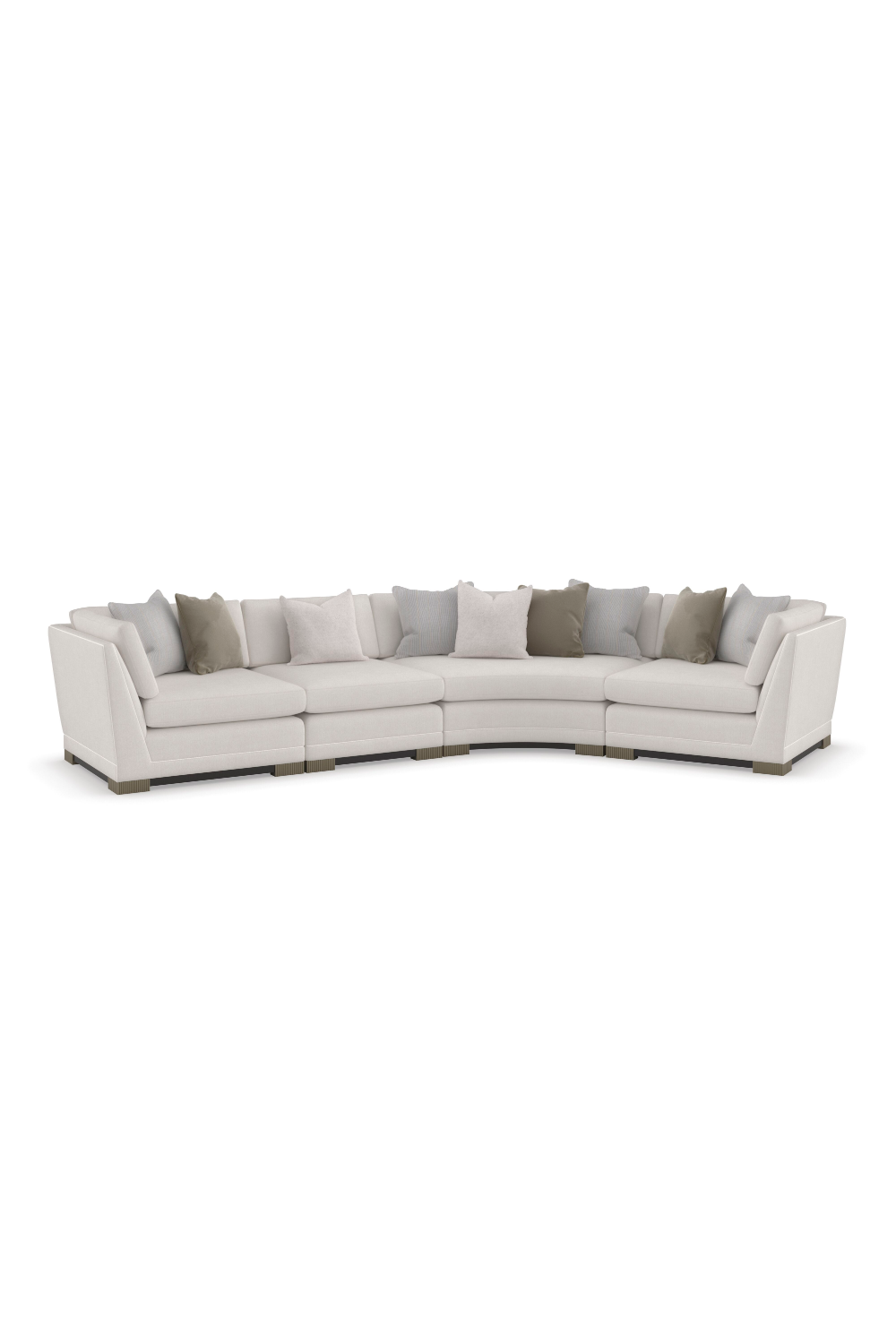   Modern Chenille Modular Sofa | Oroa.com