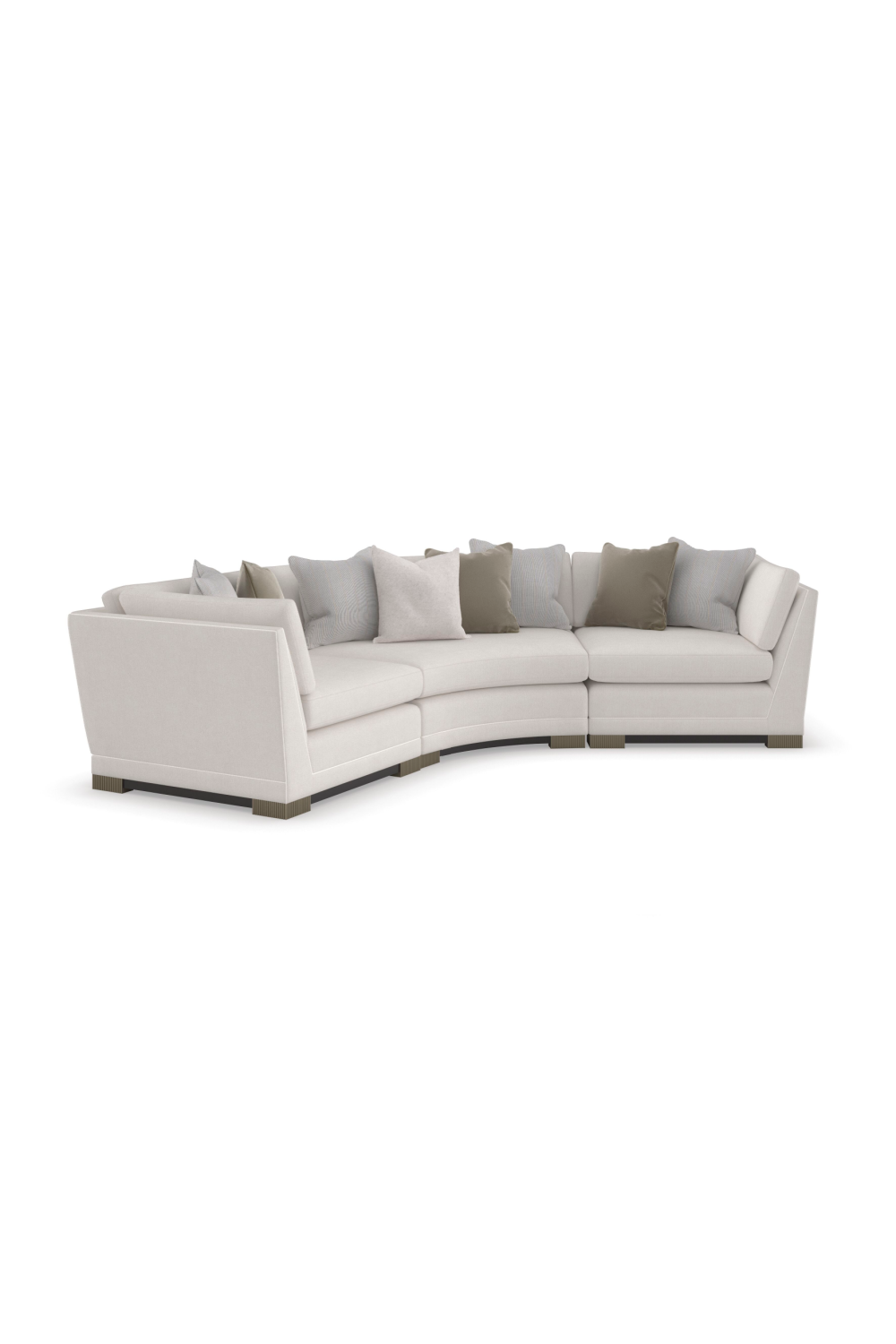   Modern Chenille Modular Sofa | Oroa.com