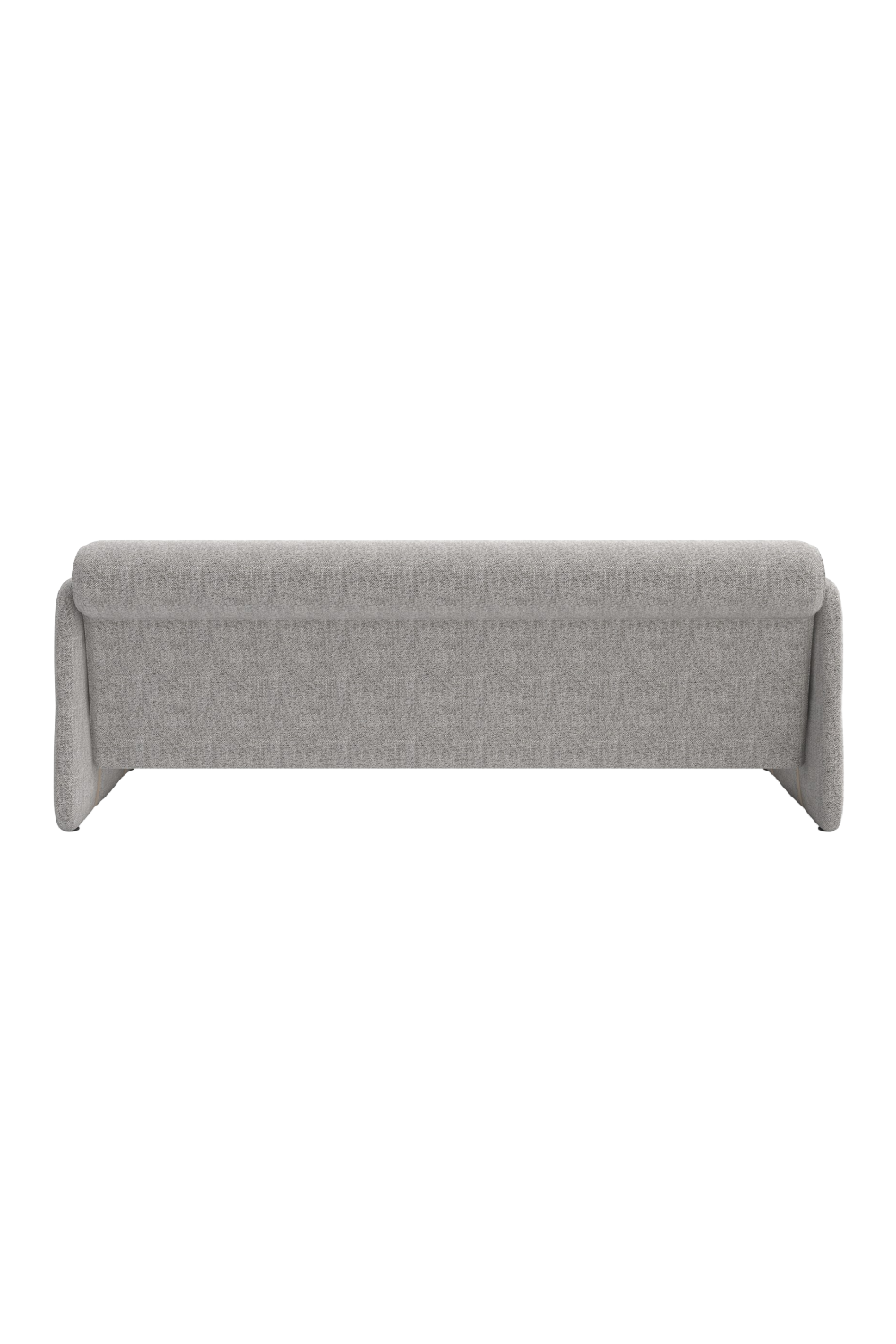   Taupe Leather Strapped Sofa | Oroa.com