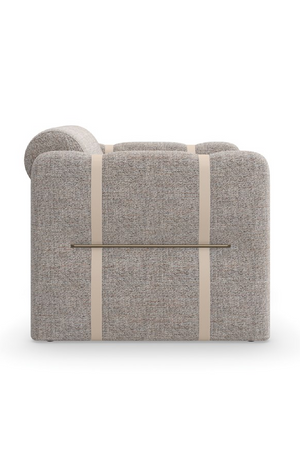   Taupe Lounge Armchair | Oroa.com