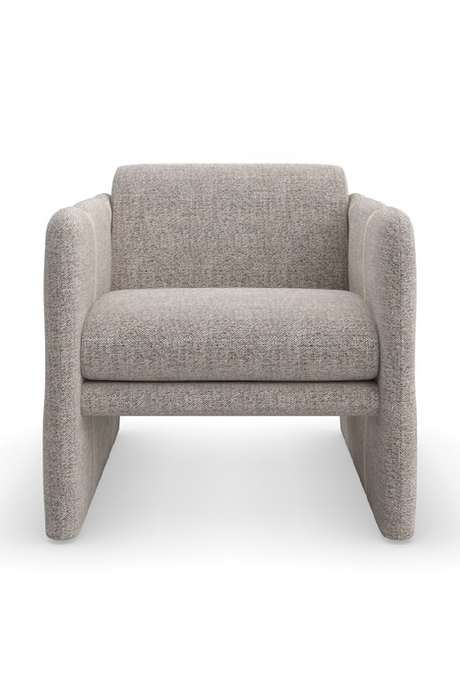   Taupe Lounge Armchair | Oroa.com