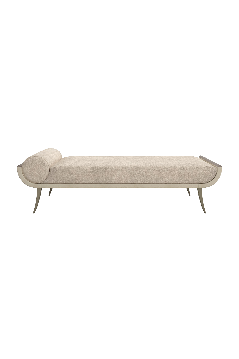   Cream Velvet Chaise | Oroa.com