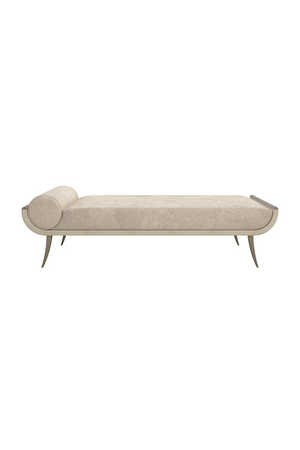   Cream Velvet Chaise | Oroa.com