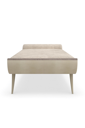   Cream Velvet Chaise | Oroa.com