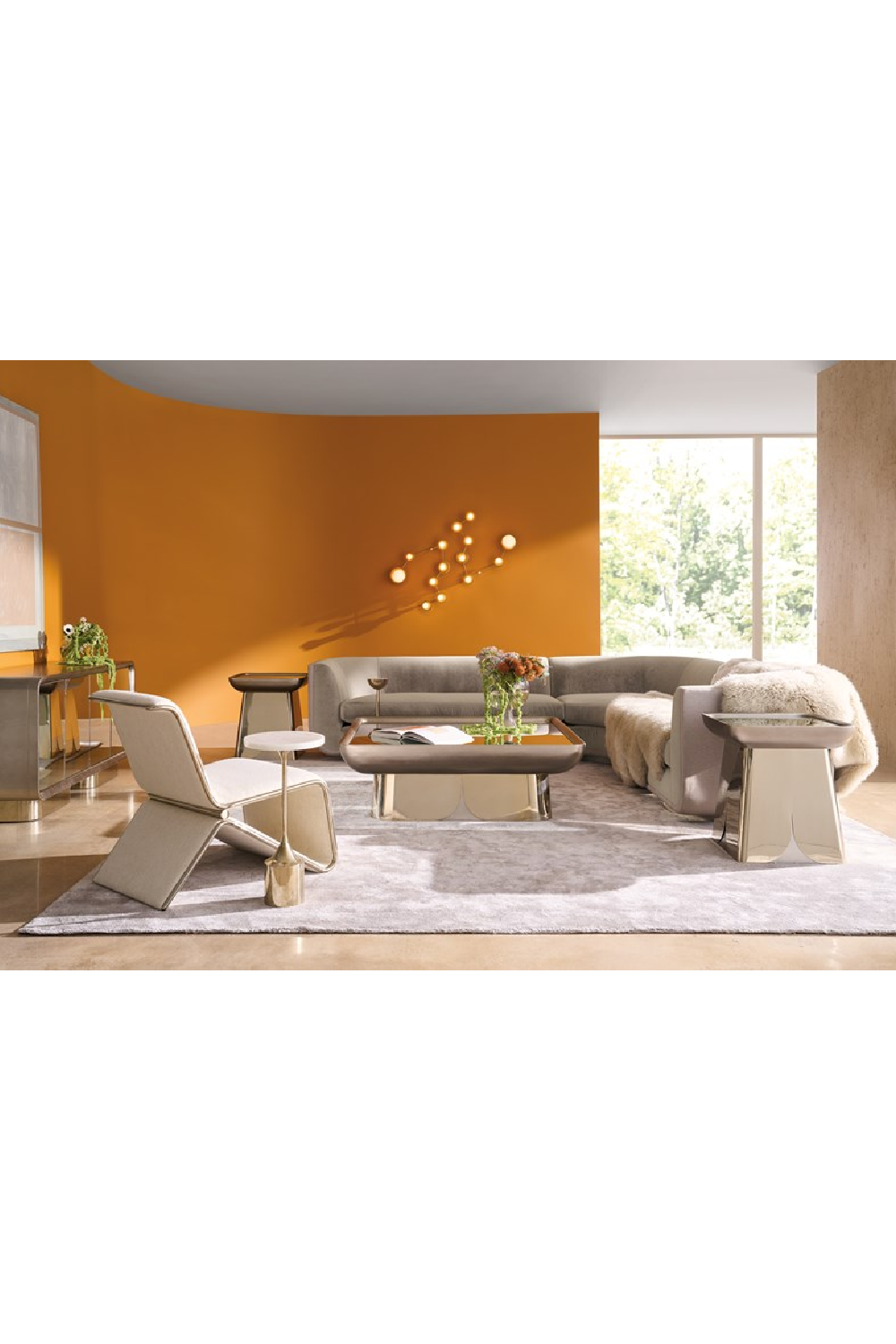   Modern Sculptural Lounge Chair | Oroa.com
