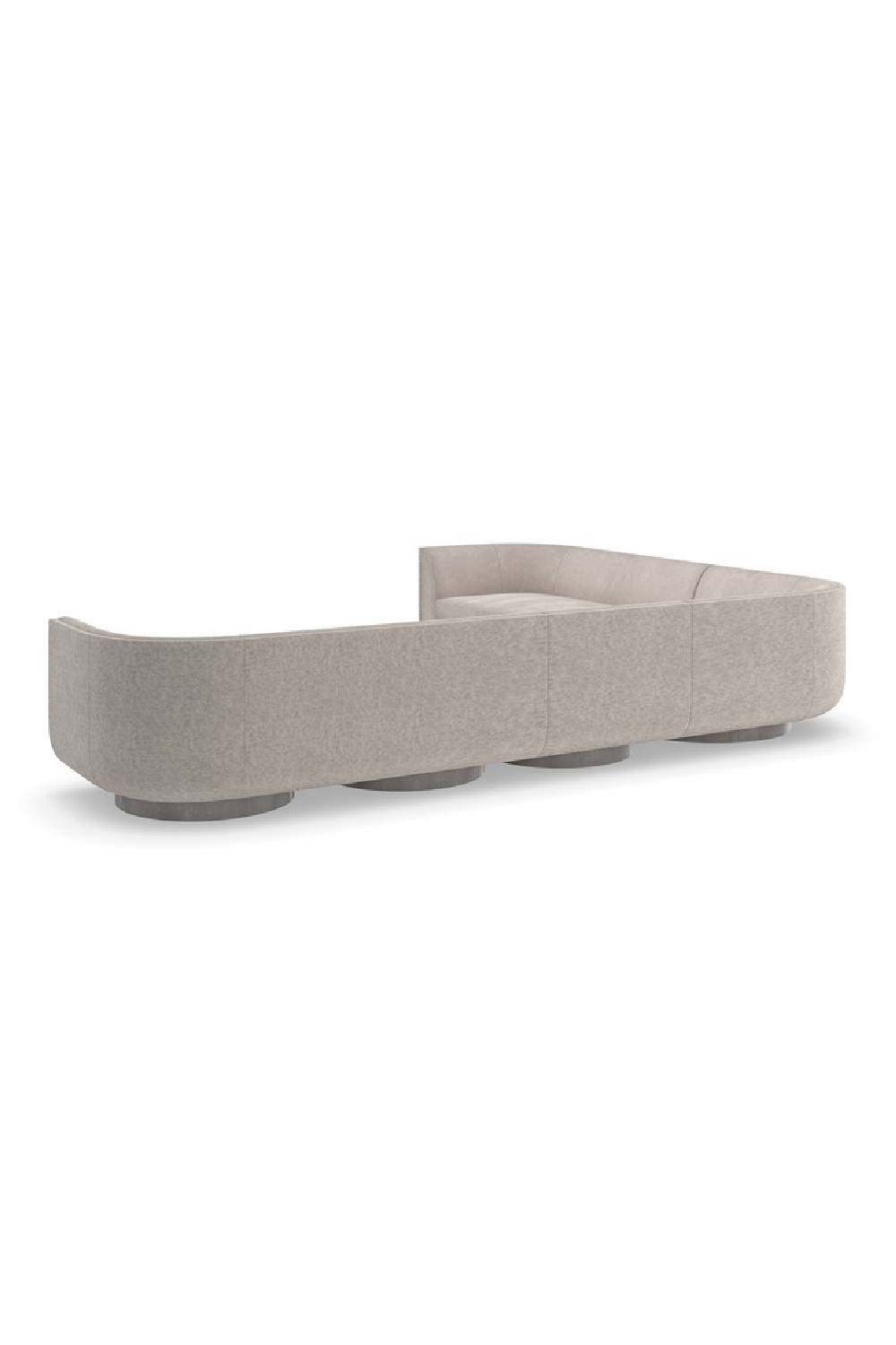   Taupe Velvet Lounge Chair | Oroa.com