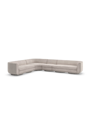   Taupe Velvet Lounge Chair | Oroa.com