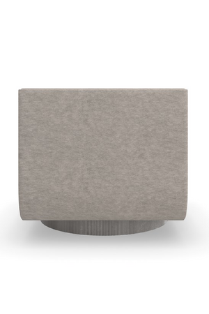   Taupe Velvet Lounge Chair | Oroa.com
