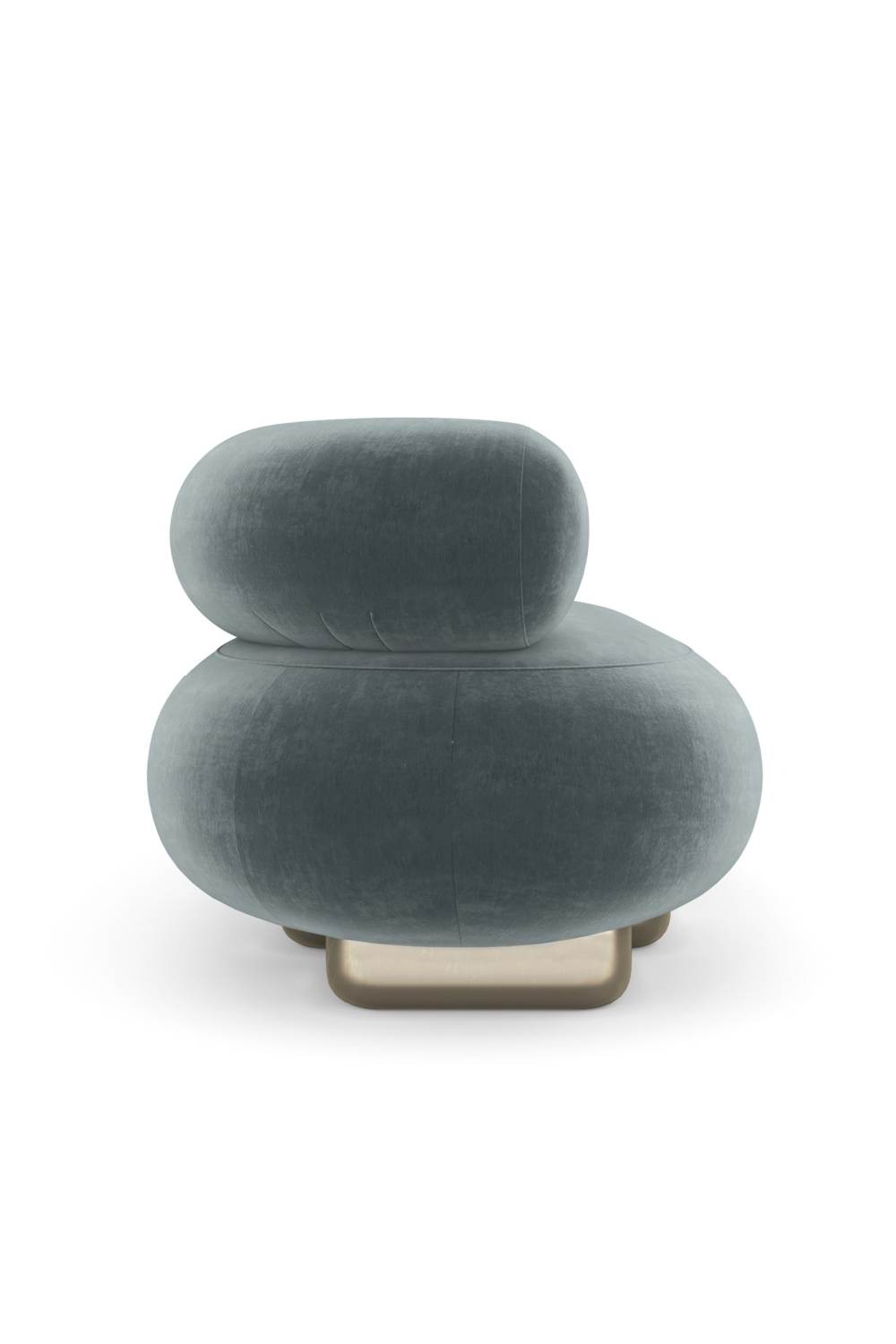   Bean-Shaped Velvet Sofa | Oroa.com