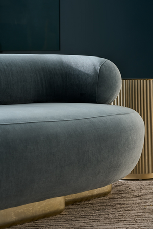   Bean-Shaped Velvet Sofa | Oroa.com