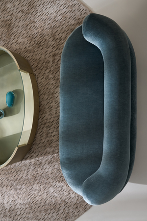   Bean-Shaped Velvet Sofa | Oroa.com
