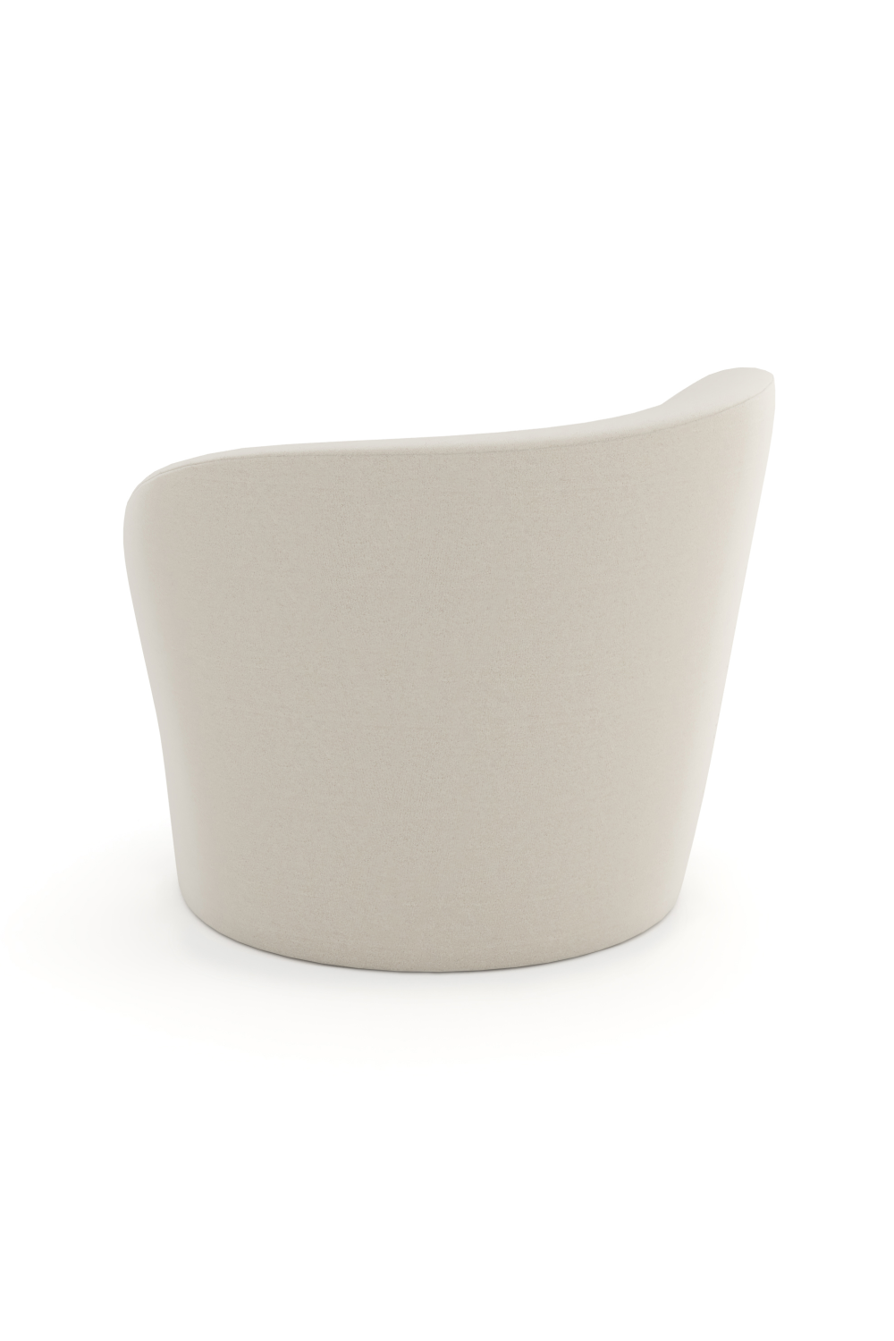   Wavy Back Wool Swivel Chair | Oroa.com