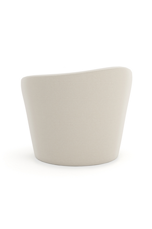   Wavy Back Wool Swivel Chair | Oroa.com