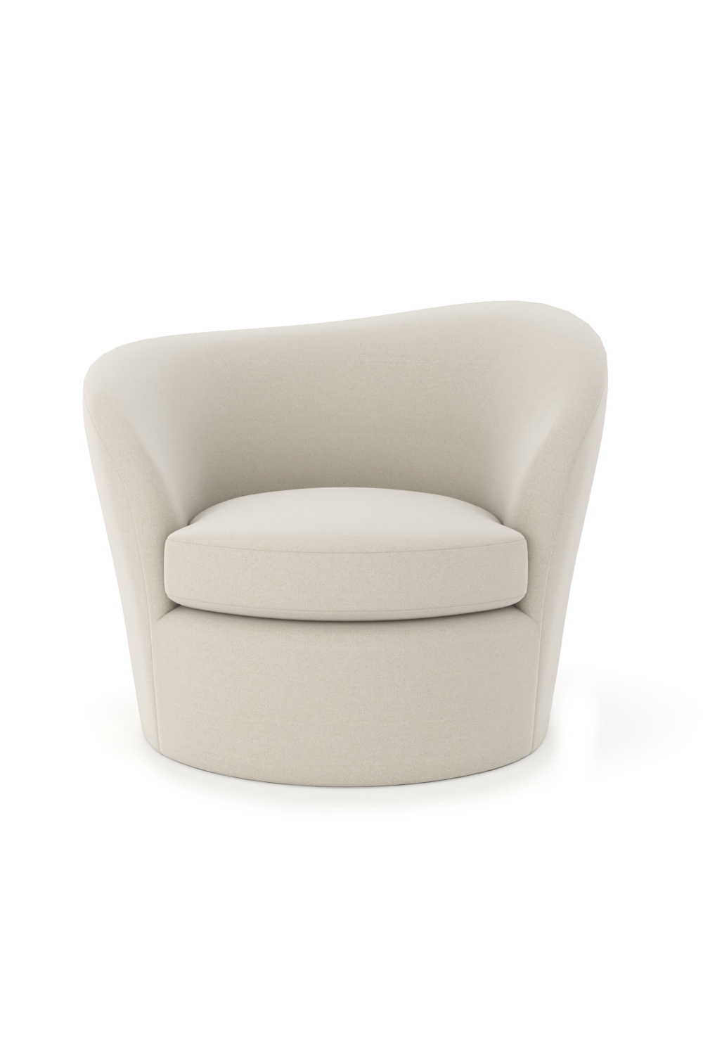   White Modern Swivel Chair | Oroa.com