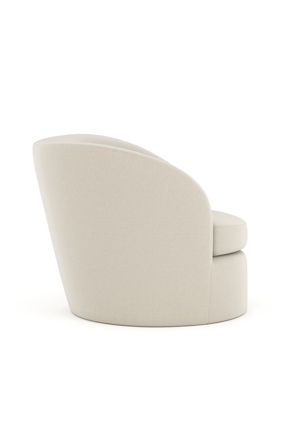   White Modern Swivel Chair | Oroa.com
