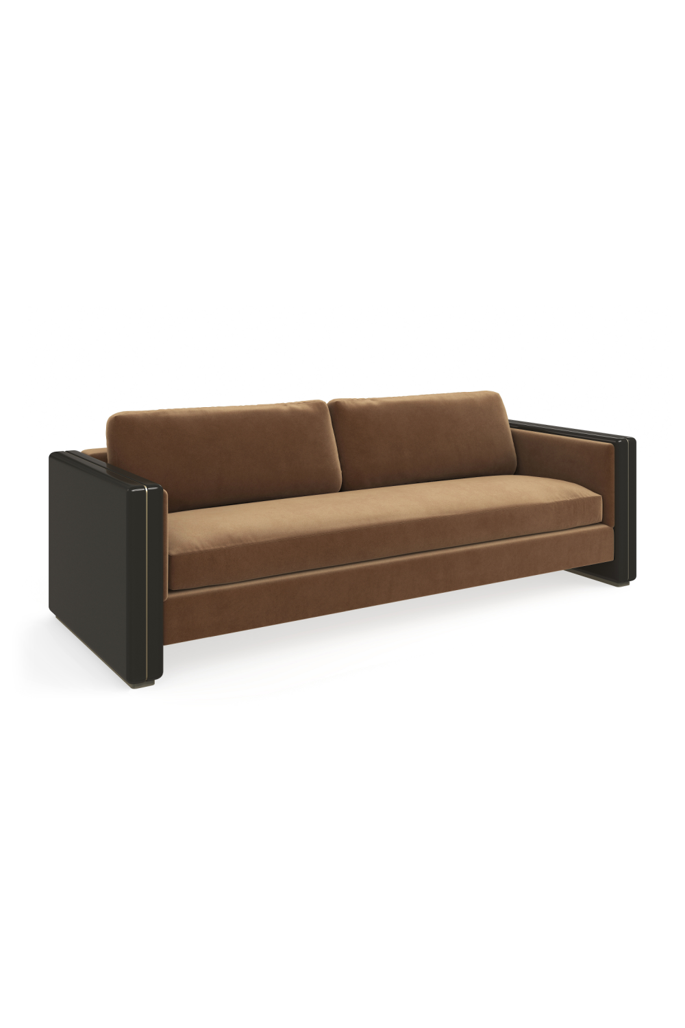   Brown Upholstered Sofa | Oroa.com