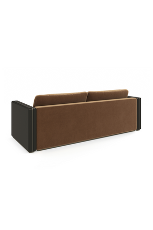   Brown Upholstered Sofa | Oroa.com